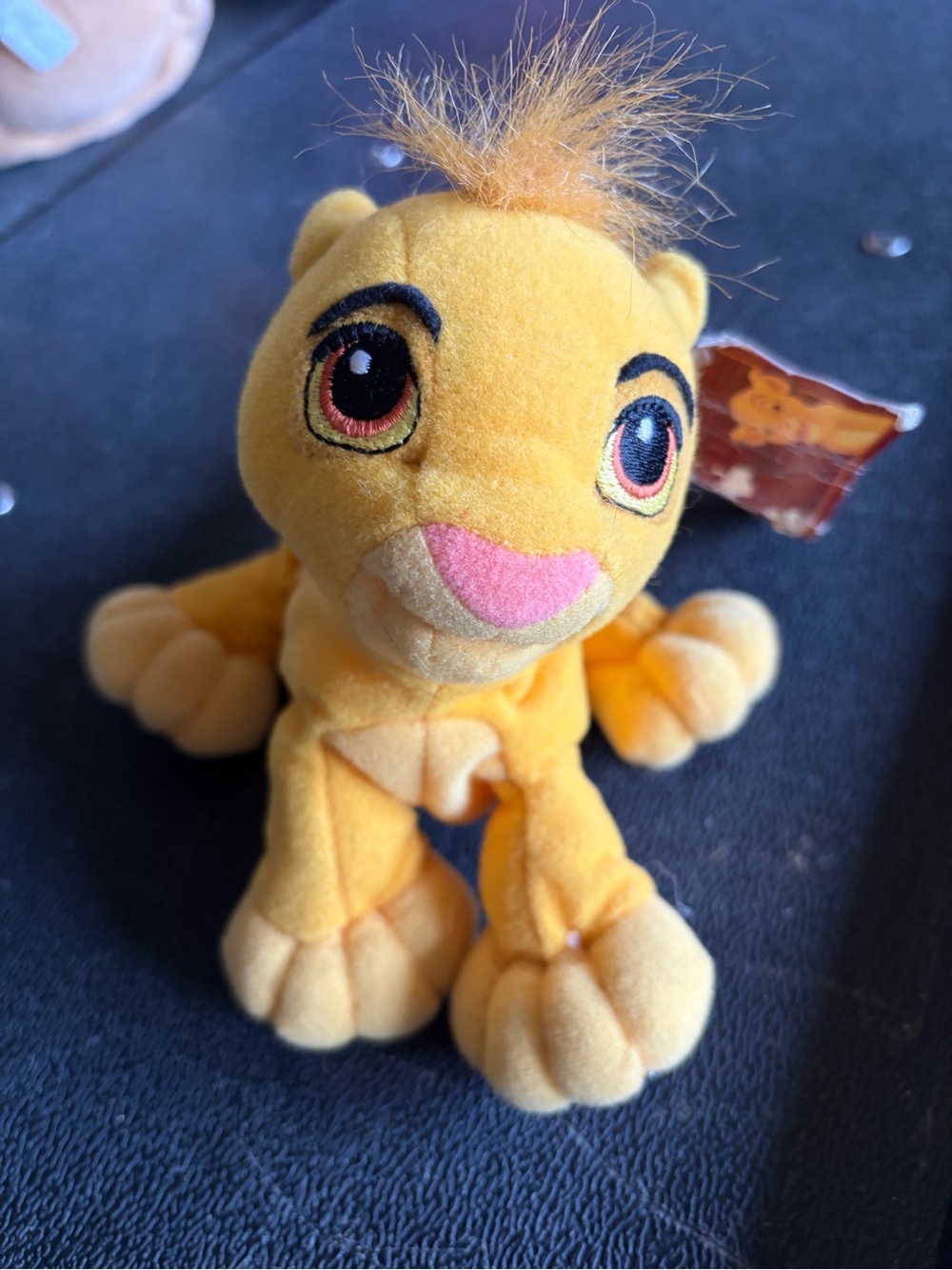 Disney 2002 the lion king young simba bean plush